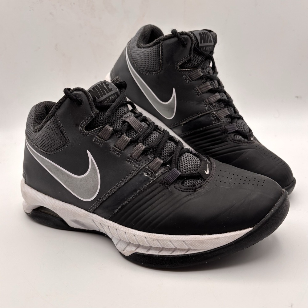 Nike Air Visi Pro 5 Women's Basketball Shoe Black Gray Size 7.5